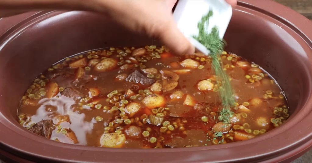 parsley flakes to the beef stew